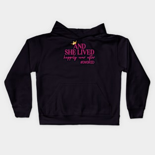 Divorced Theme Kids Hoodie